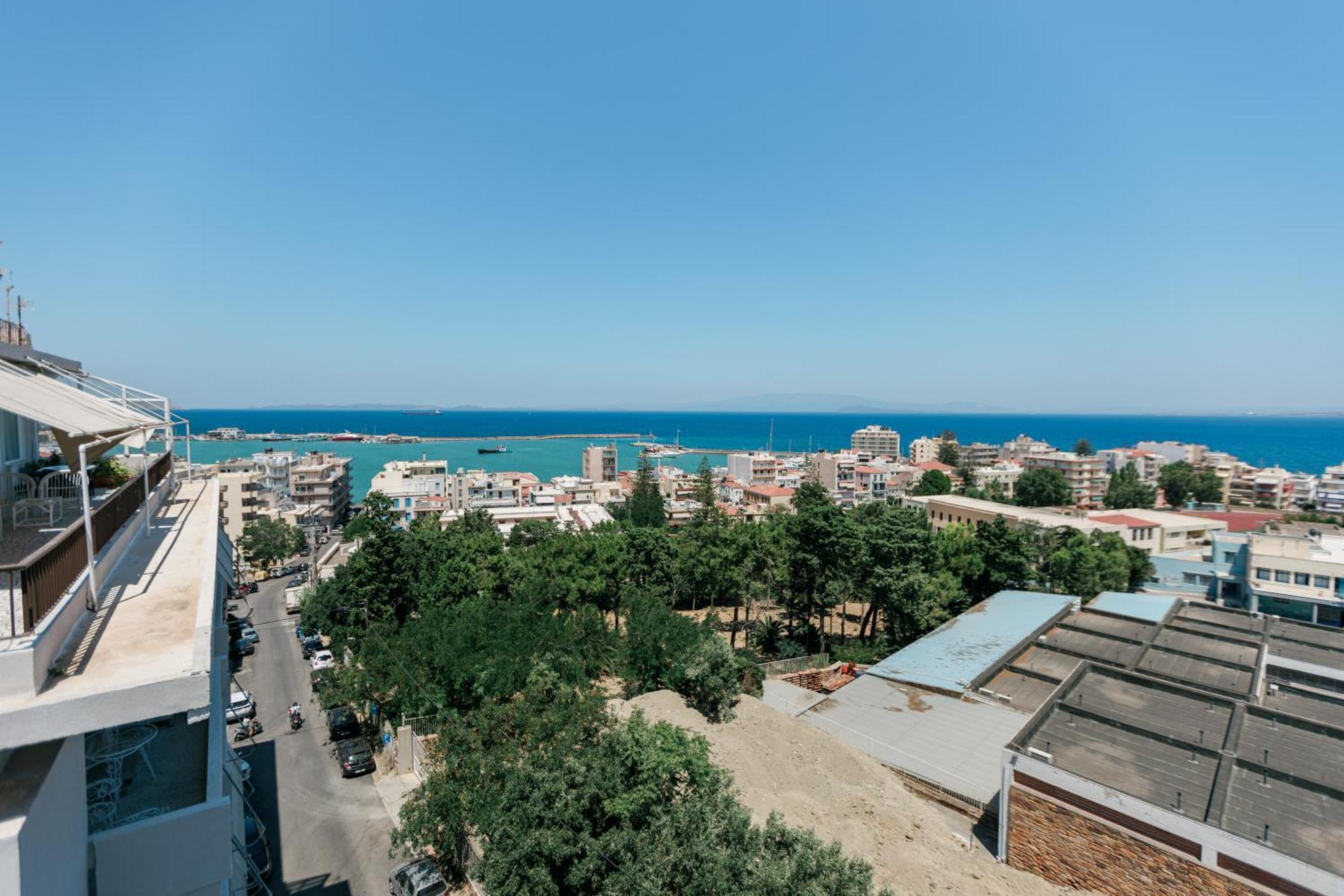 Panoramic Penthouse Apartment Chios Town Exterior photo